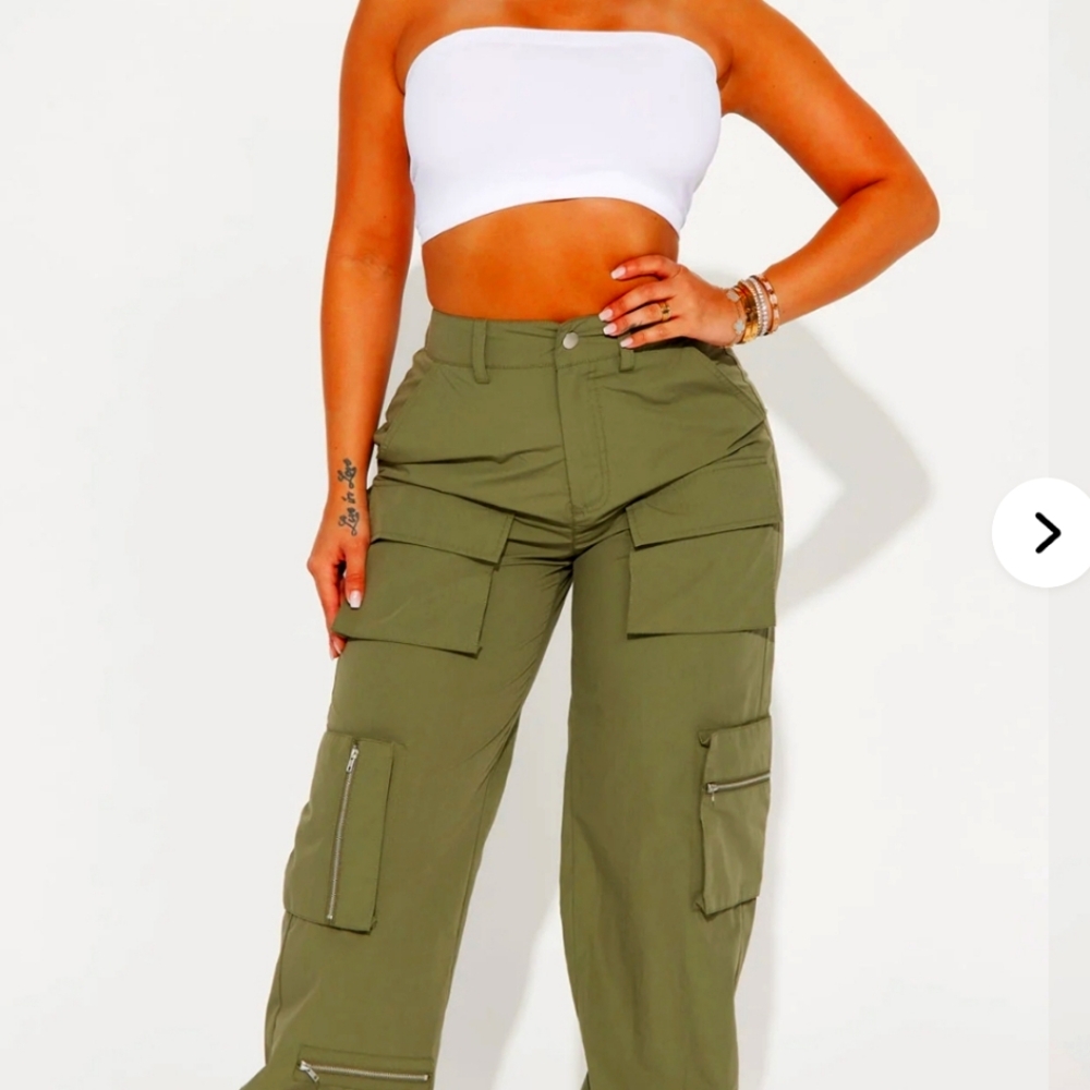Olive Cargo Pants